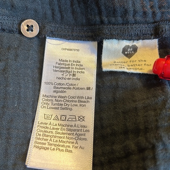 Madewell Lightspun Button-front Tiered Black Midi Dress Size 16 - Picture 11 of 12